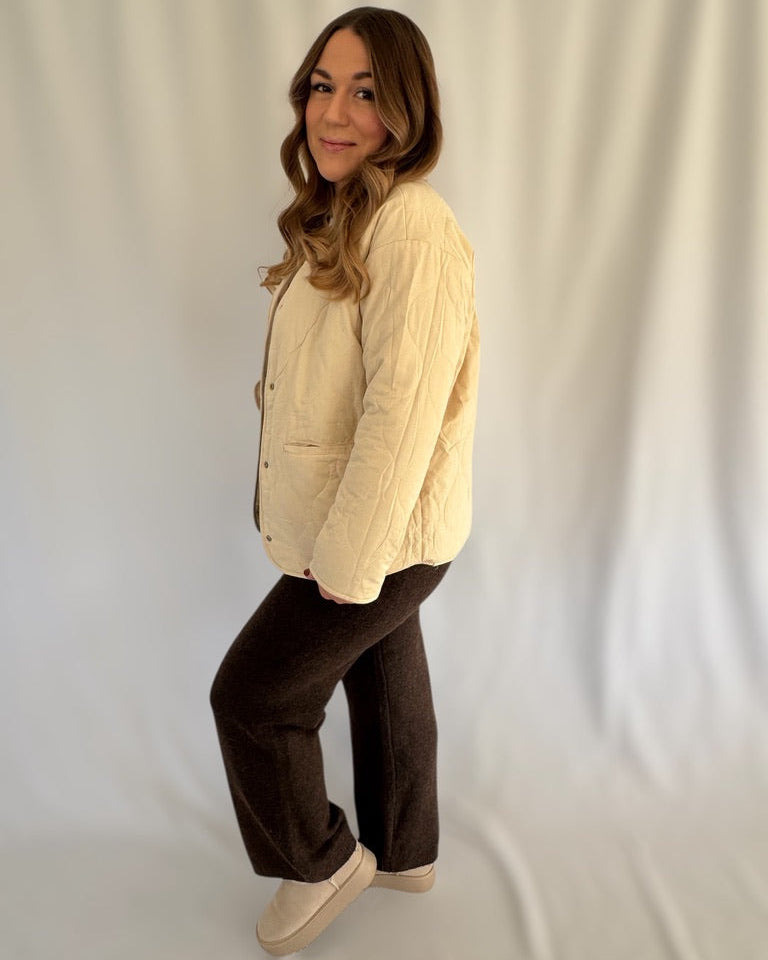 Teddy Jacke gefüttert