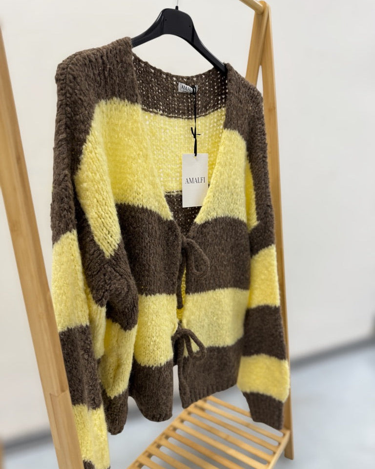 Strickjacke Gila gestreift