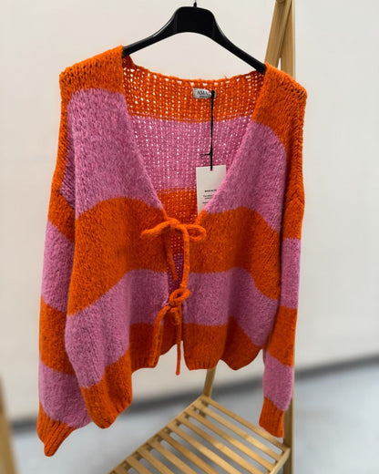 Strickjacke Gila gestreift