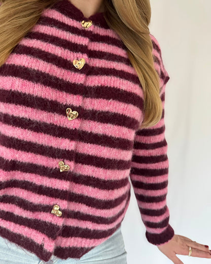 Strickjacke Herzilein