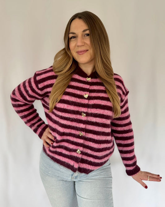 Strickjacke Herzilein