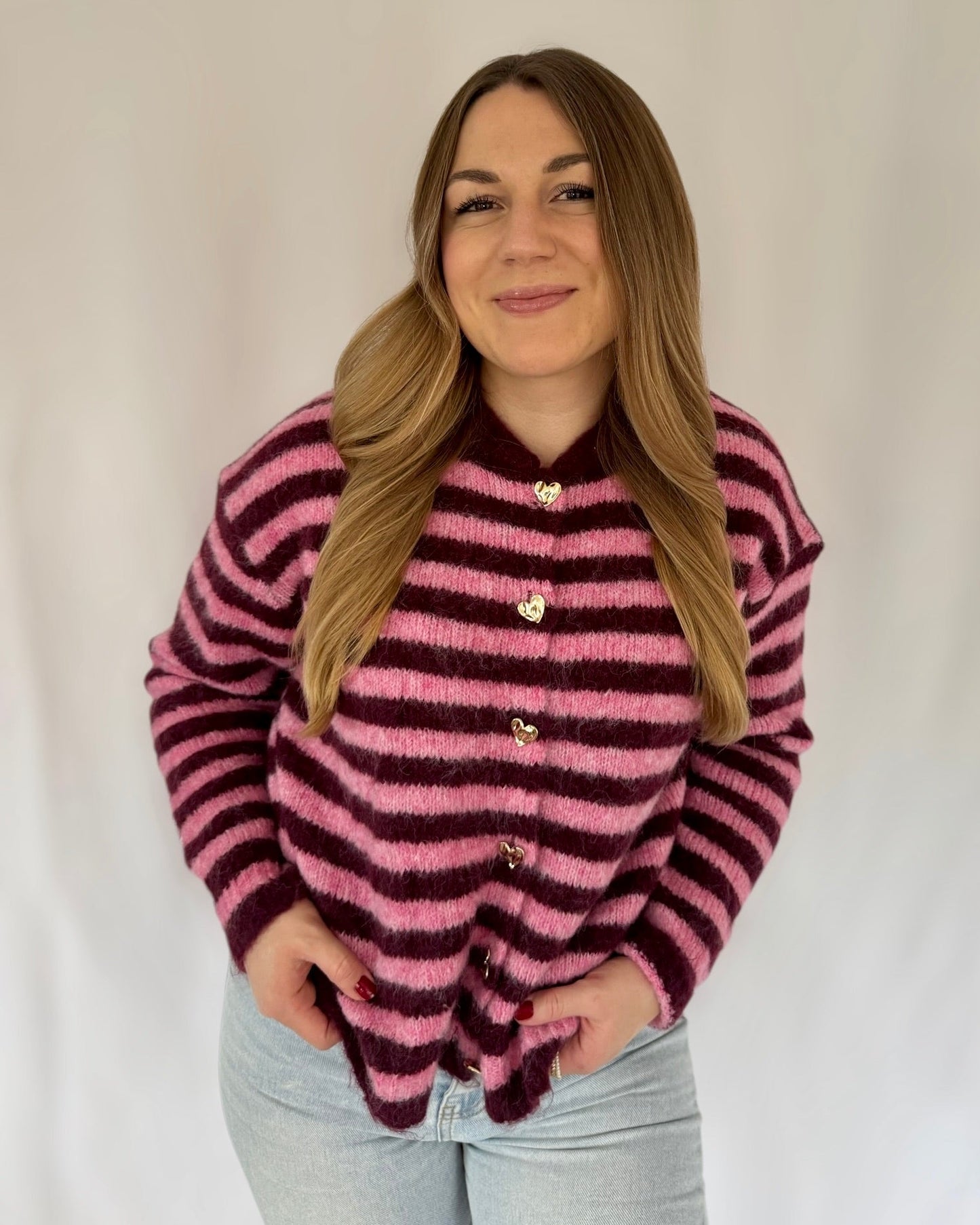 Strickjacke Herzilein