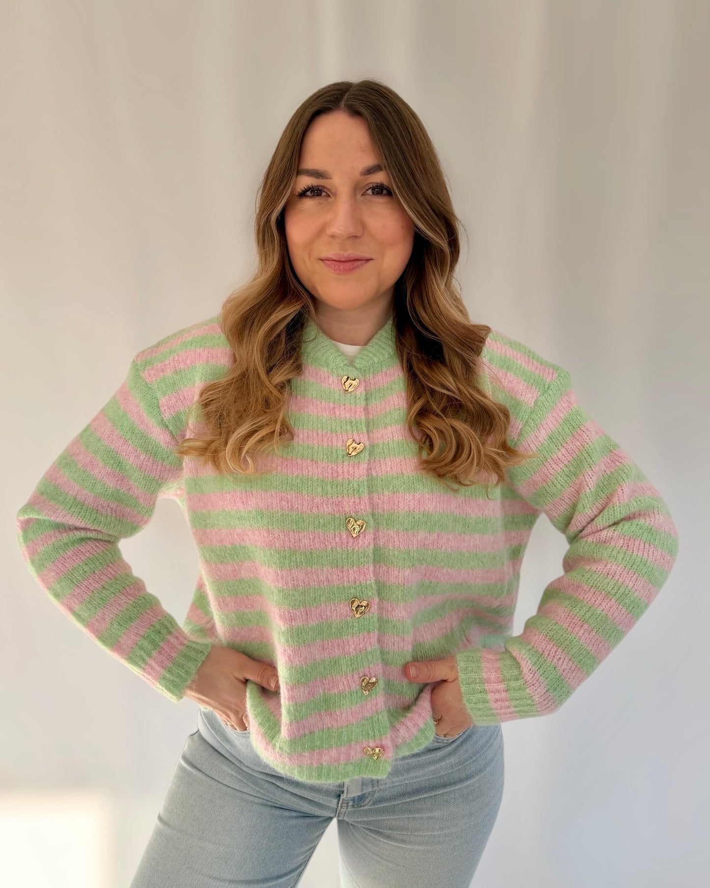 Strickjacke Herzilein